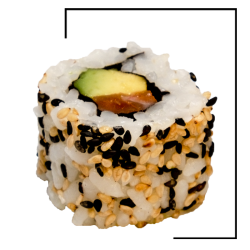 California rolls saumon avocat