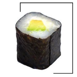 Maki avocat cheese