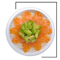 Chirashi saumon avocat 10T